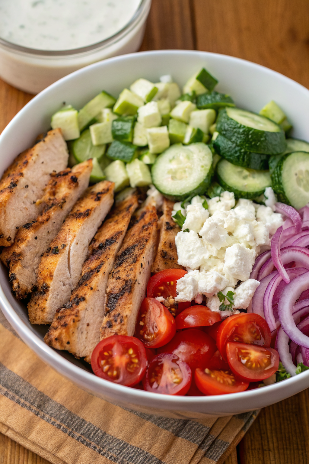 Greek Chicken Bowls Recipe