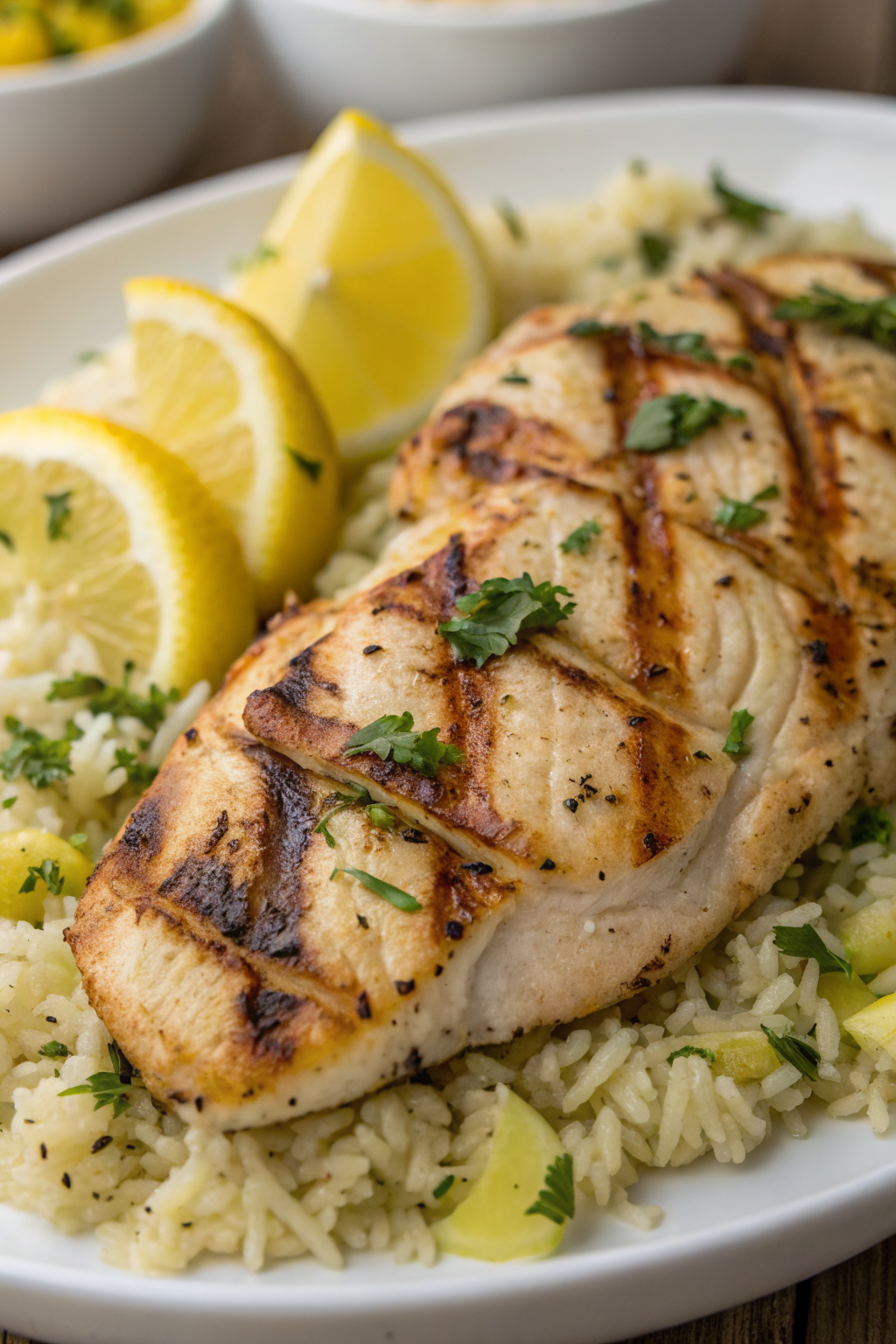 Greek Chicken and Lemon Rice Recipe