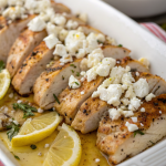Greek Chicken with Lemon and Feta Recipe