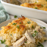 Healthy Chicken Cauliflower Rice Casserole Recipe