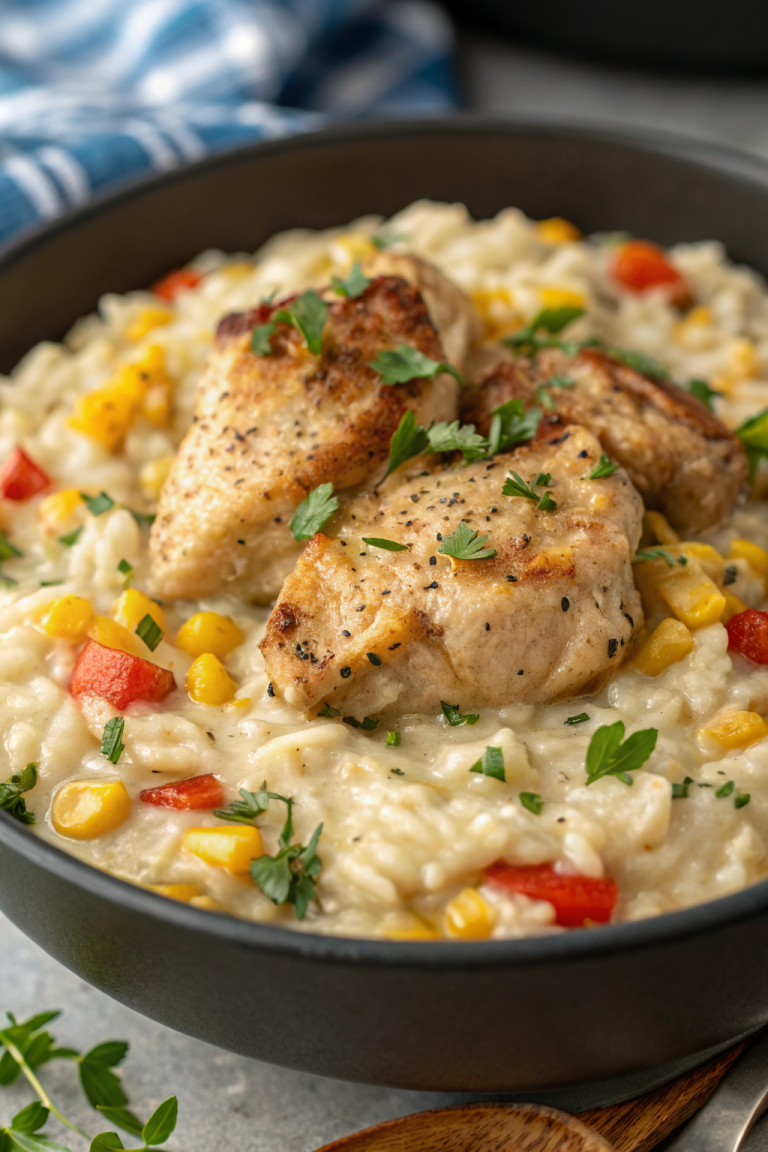 Instant Pot Creamy Chicken and Rice