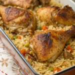 Oven Baked Chicken Rice Recipe