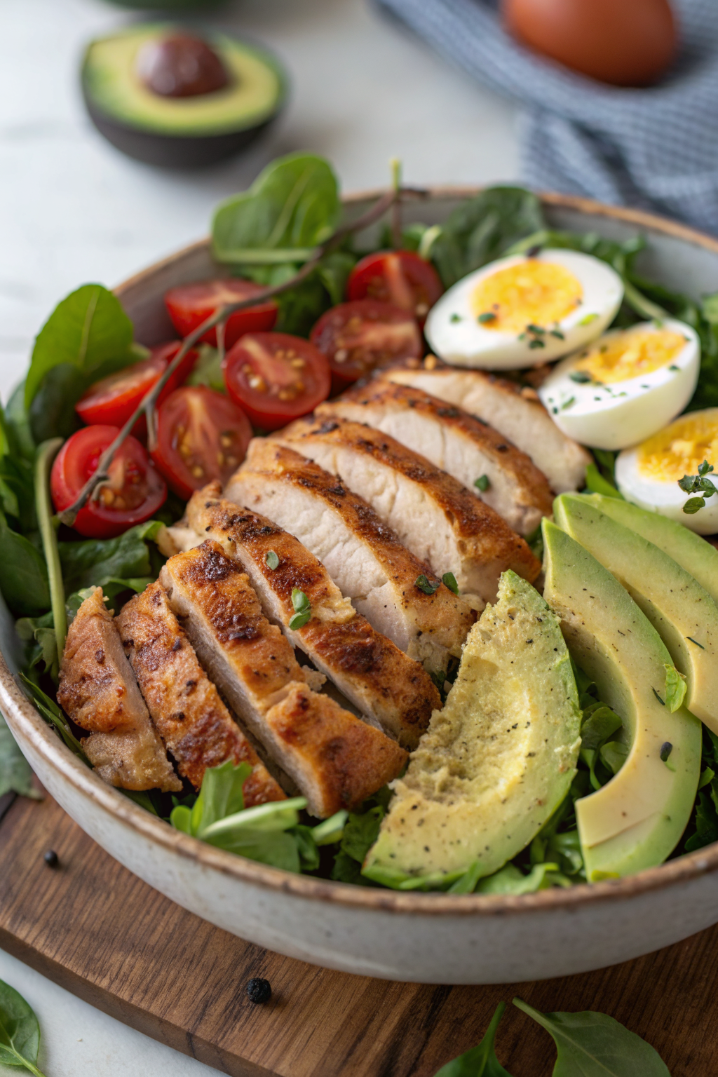 Paleo Grilled Chicken Cobb Salad Recipe