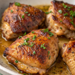Pan Seared Chicken Thighs Recipe