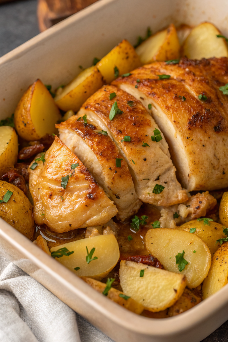 Roasted Chicken and Potatoes Recipe
