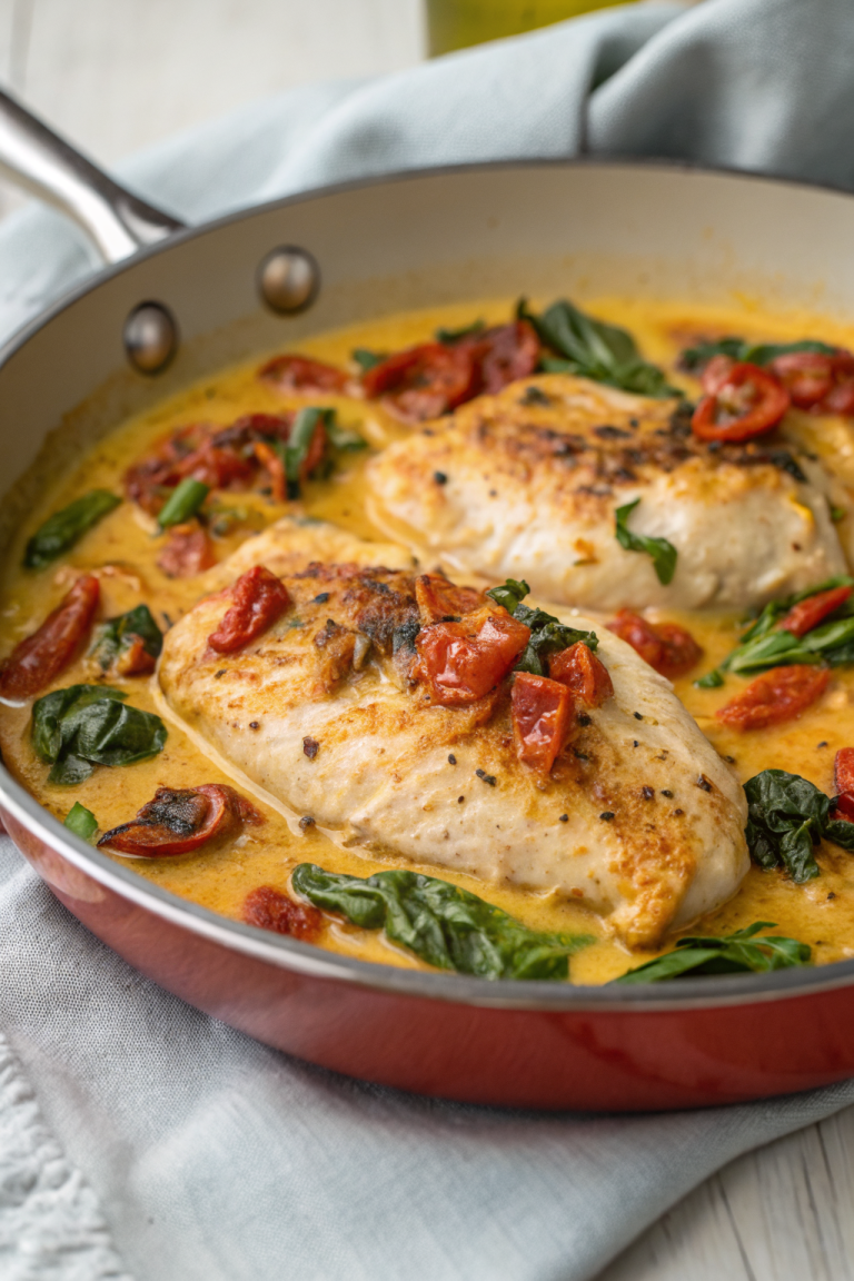 Skillet Tuscan Chicken Recipe