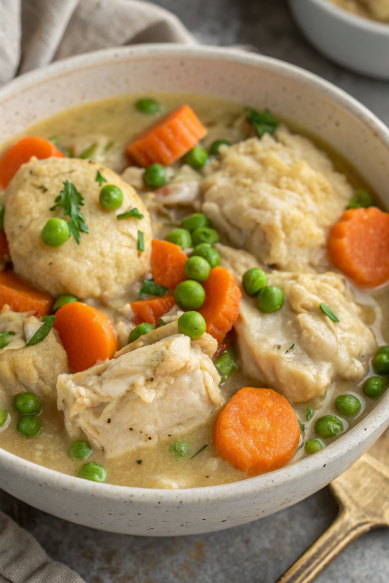 Slow Cooker Chicken and Dumplings Recipe