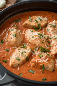 Slow Cooker Creamy Tomato Basil Chicken Recipe