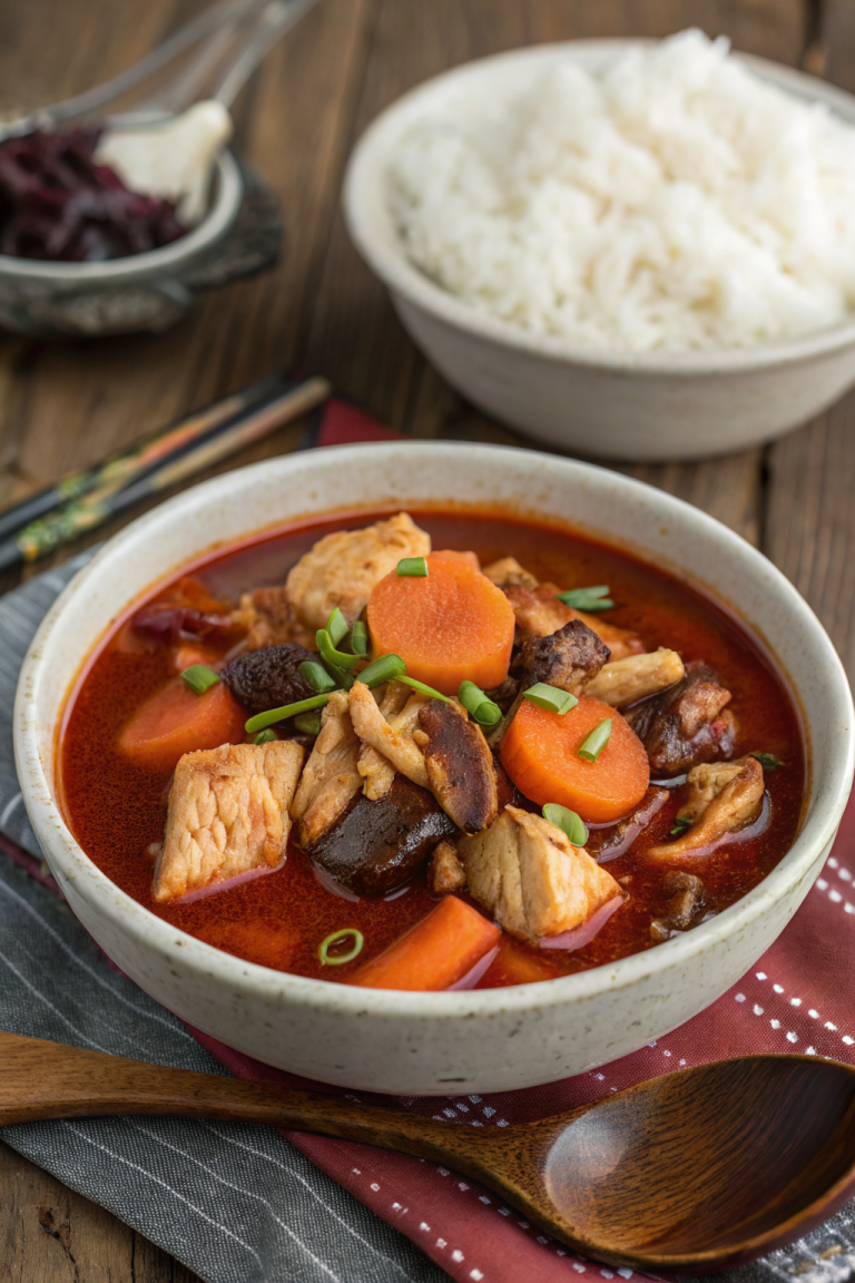 Slow Cooker Korean Chicken Stew Recipe