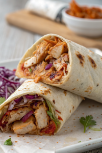 Spicy Buffalo Chicken Wraps for Two