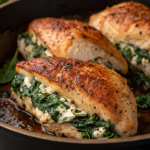 Spinach Feta Stuffed Chicken Recipe