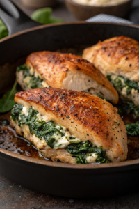 Spinach Feta Stuffed Chicken Recipe