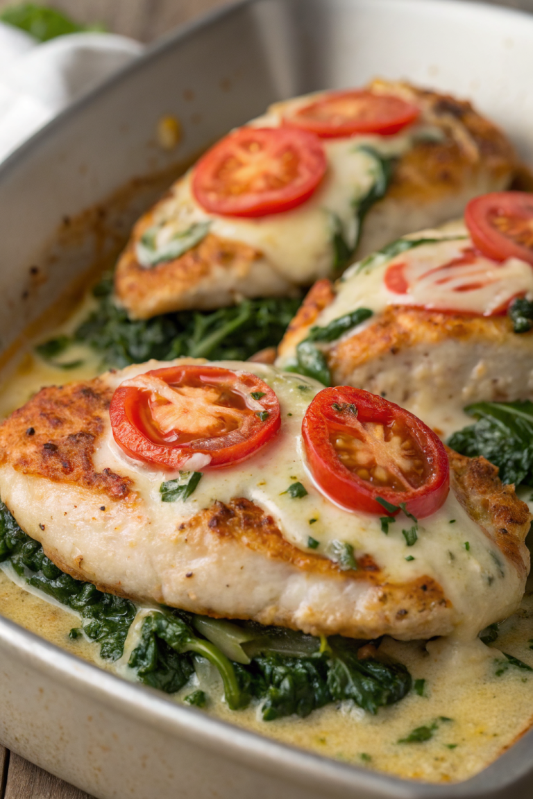 Spinach Stuffed Chicken Breast Recipe