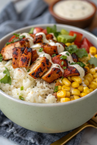Tasty Street Corn Chicken Bowl Recipe