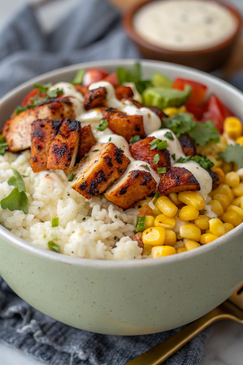 Tasty Street Corn Chicken Bowl Recipe
