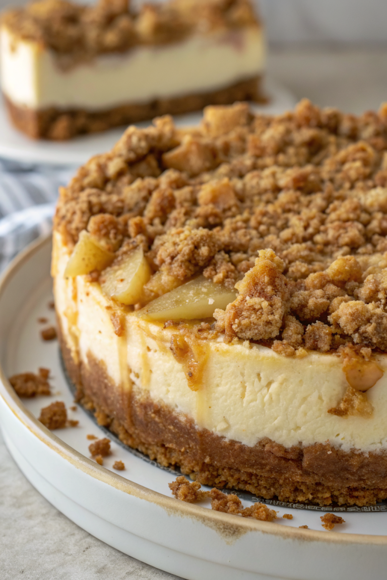 Apple Crumble Cheesecake Recipe