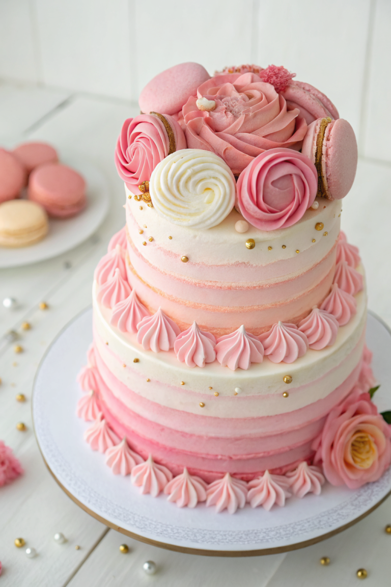Baby Shower Cake For Girls