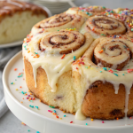 Birthday Cinnamon Roll Cake Recipe