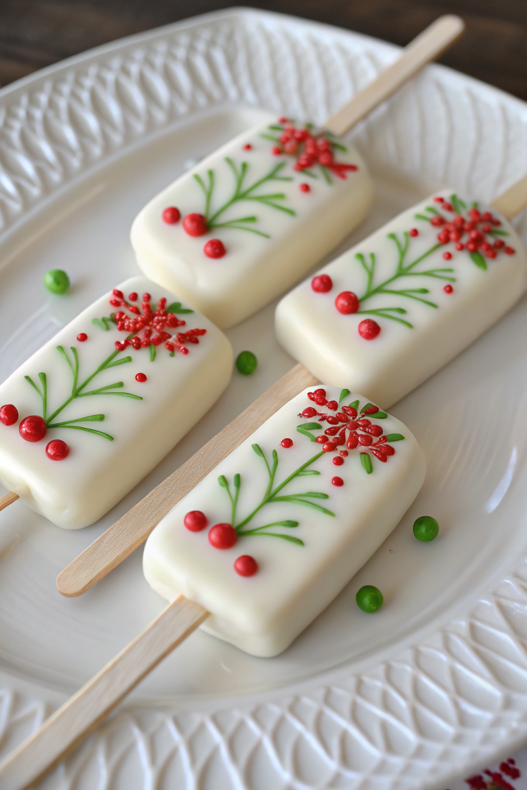 Cherry Cakesicles Recipe