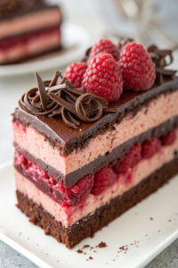 Chocolate Raspberry Mousse Cake Recipe