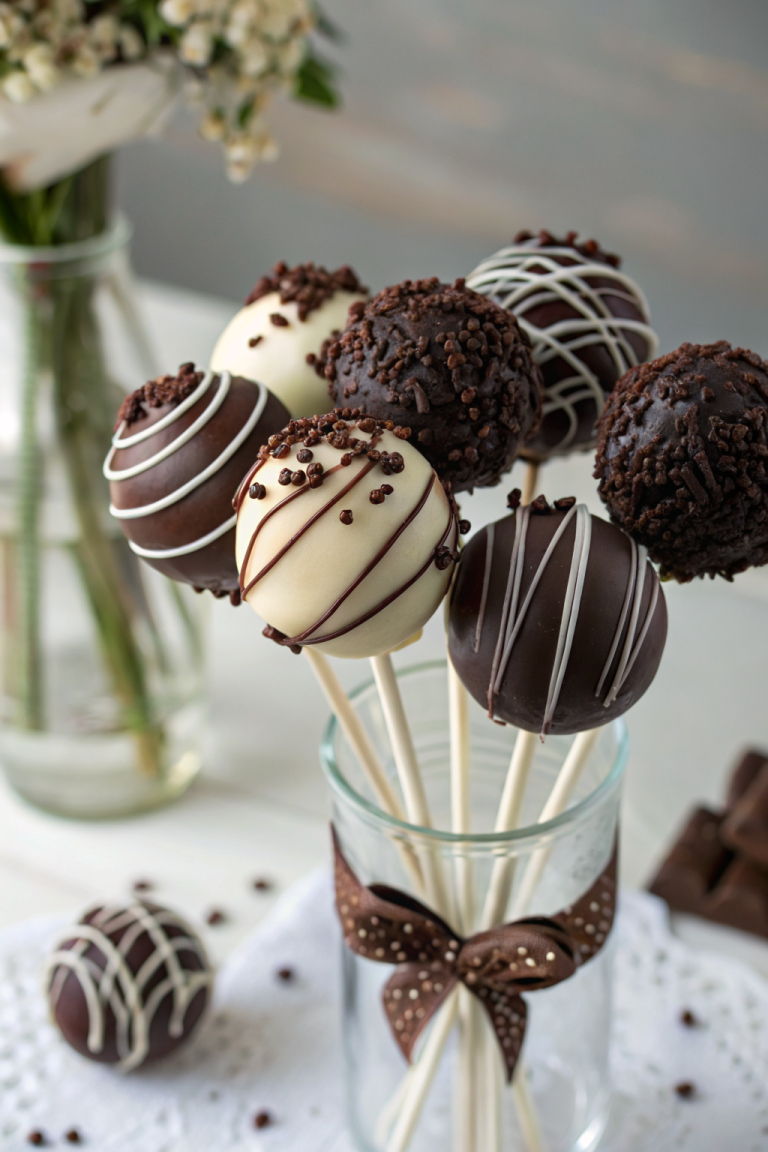 Classy Chocolate Cake Pops Recipe
