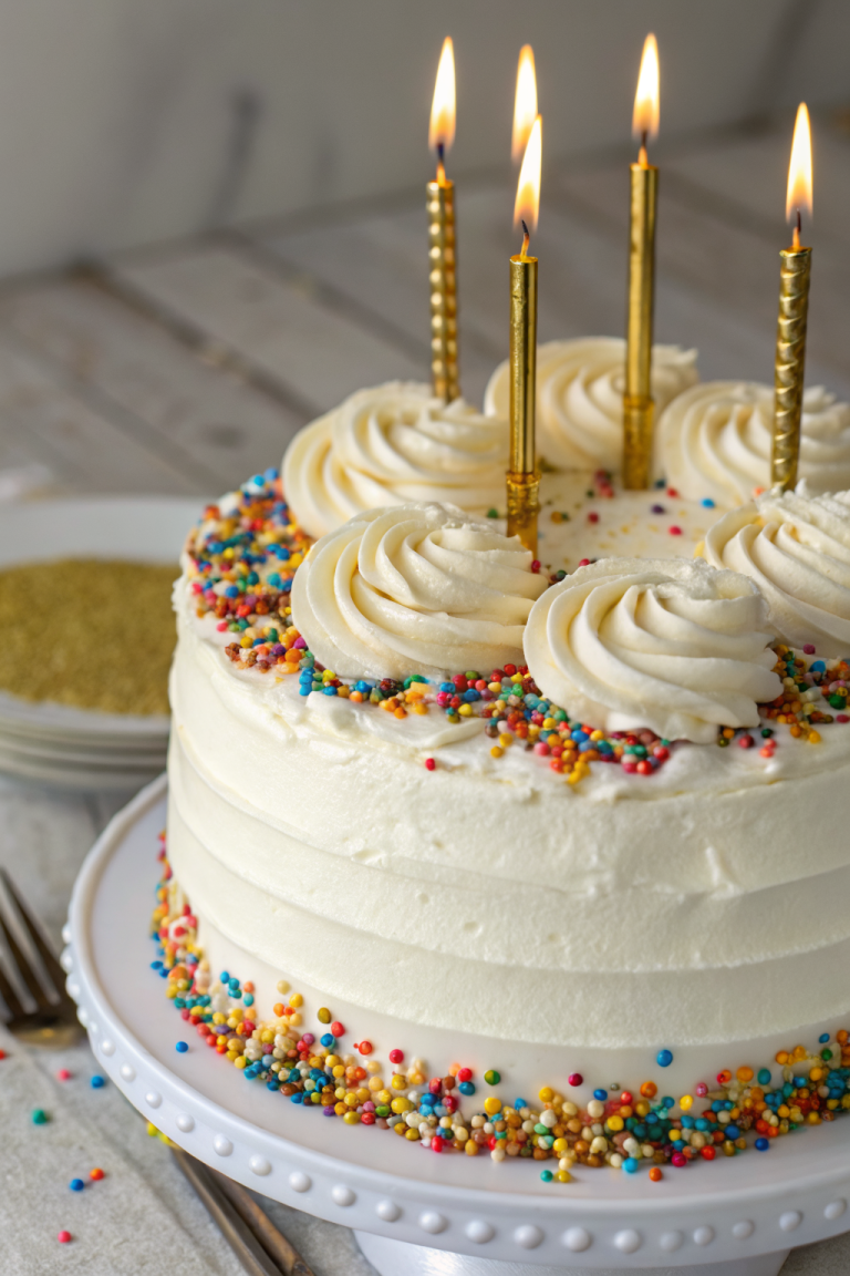 Confetti Layer Cake Funfetti Recipe