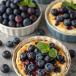 Creamy Baked Blueberry Cottage Cheese Bowls Recipe