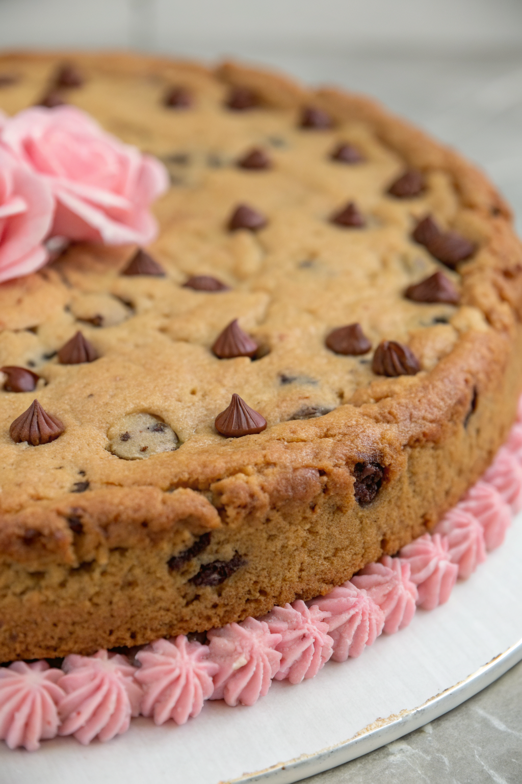 Easy Chocolate Chip Cookie Cake Recipe