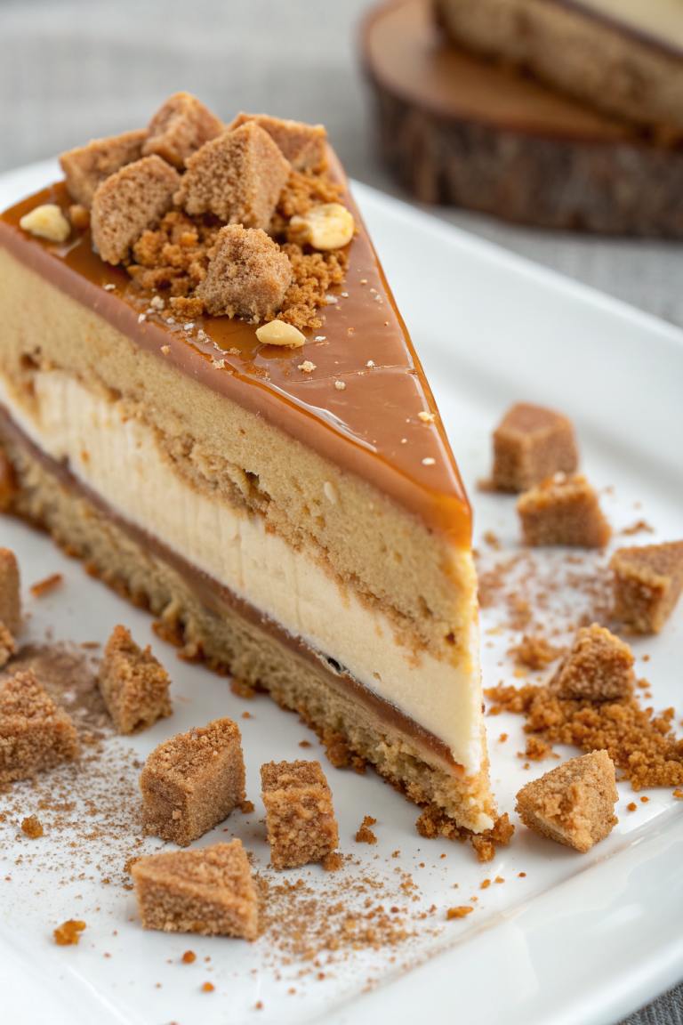 Easy No-Bake Lotus Biscoff Cheesecake Recipe