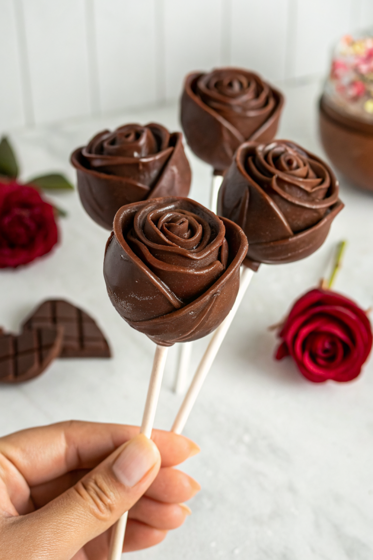 Easy Roses Cake Pop Recipe