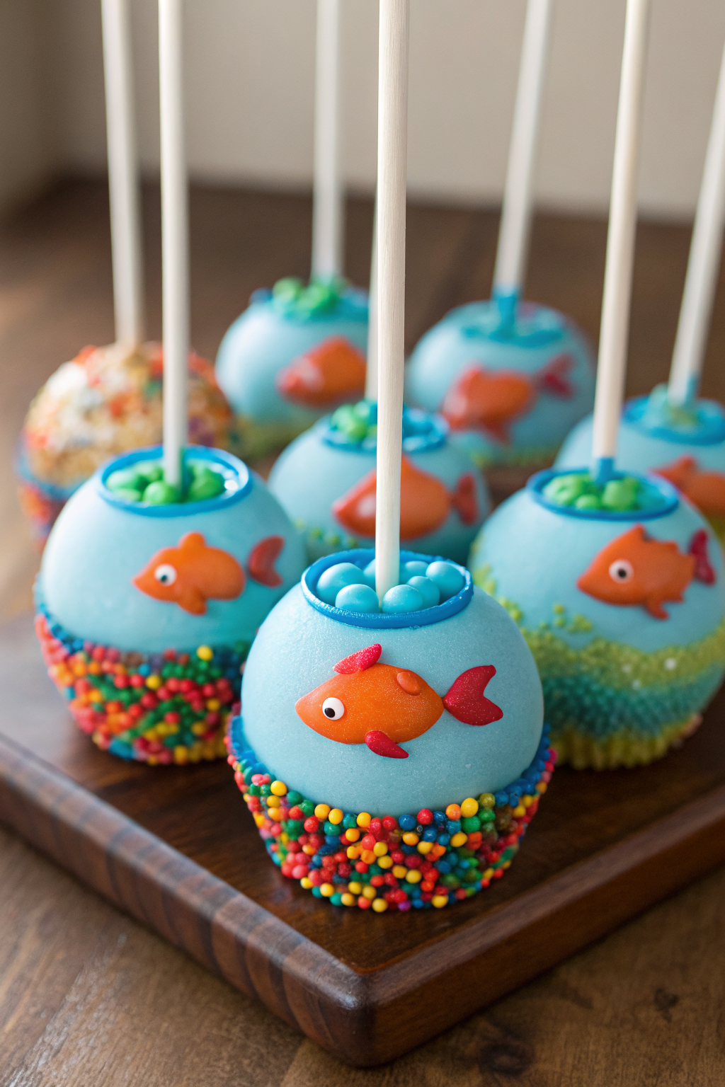 Fishbowl Cake Pops Recipe