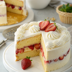 Japanese Strawberry Sponge Cake Recipe
