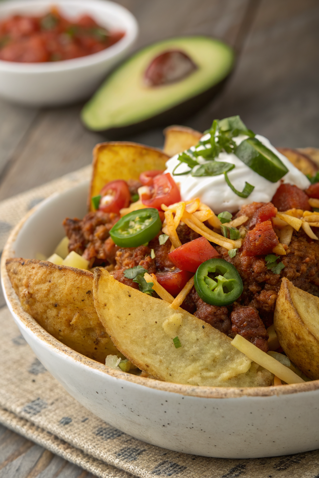 Loaded Potato Taco Bowl Recipe