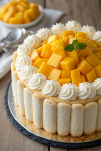 Mango Charlotte Cake Recipe