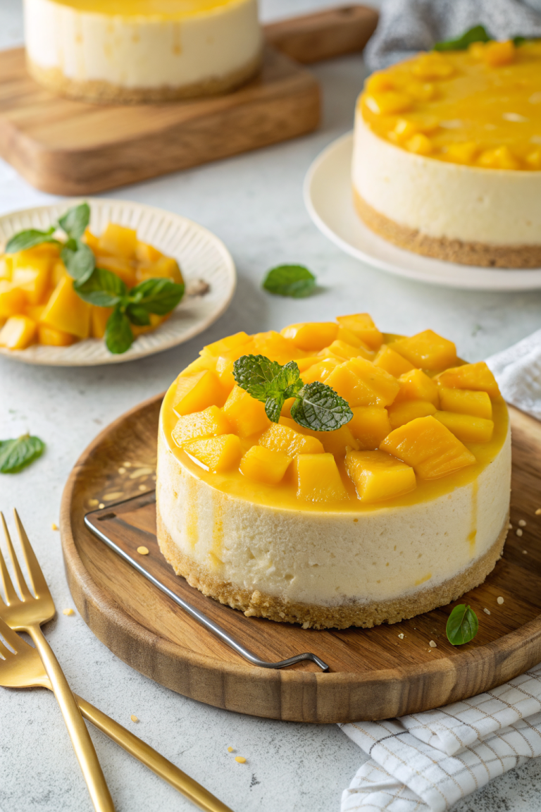Mango Mousse Cake Recipe