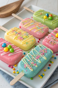 Mini Pastel Cakesicle Cake pops Recipe