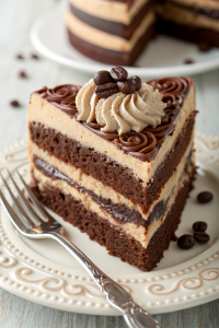Mocha Brownie Ice Cream Cake Recipe