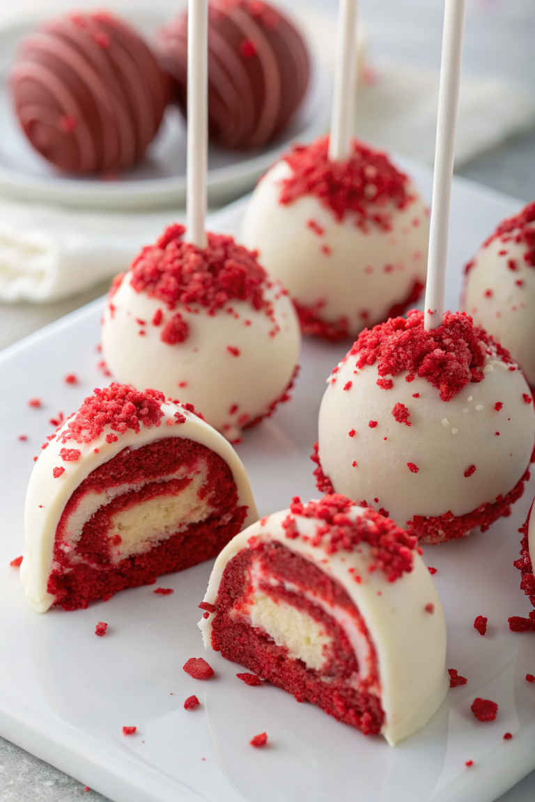 Red Velvet Cake Pops Recipe