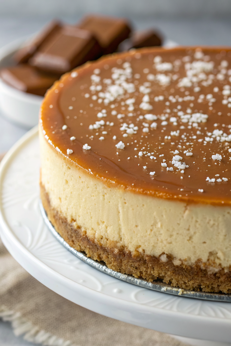 Salted Caramel Cheesecake Recipe