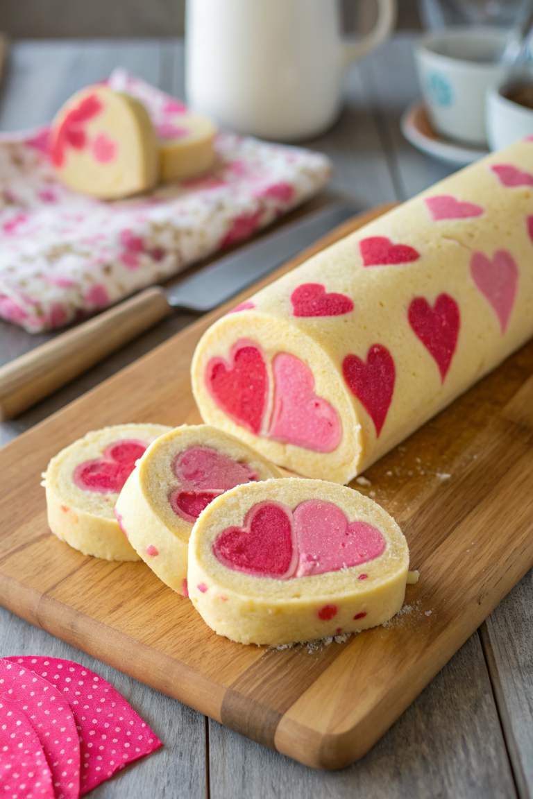 Slice and Bake Heart Cookies Recipe
