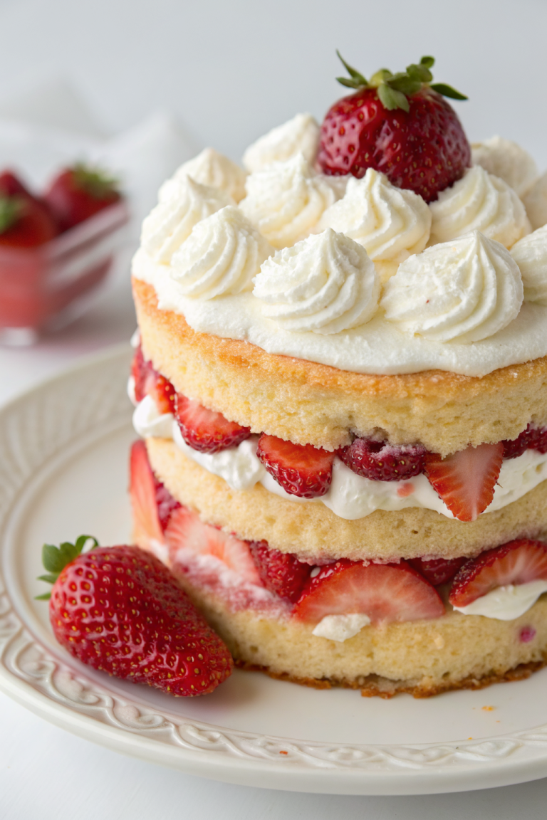 Strawberry Chiffon Cake Recipe