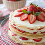 Strawberry Crepe Cake Recipe