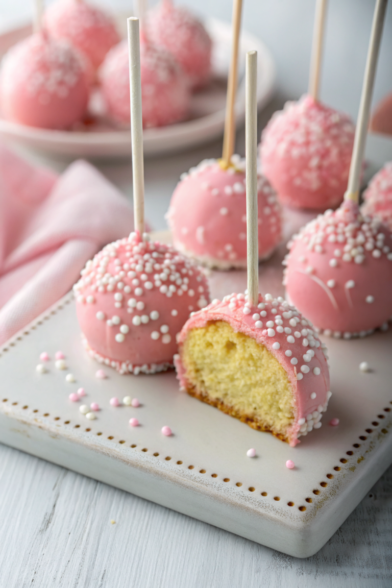 Vanilla Cake Pops Recipe
