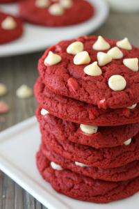 4 Ingredient Red Velvet Cake Mix Cookies Recipe