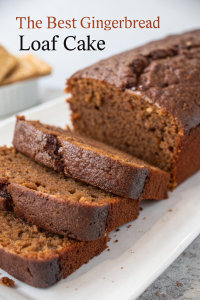Classic Gingerbread Loaf Cake Recipe
