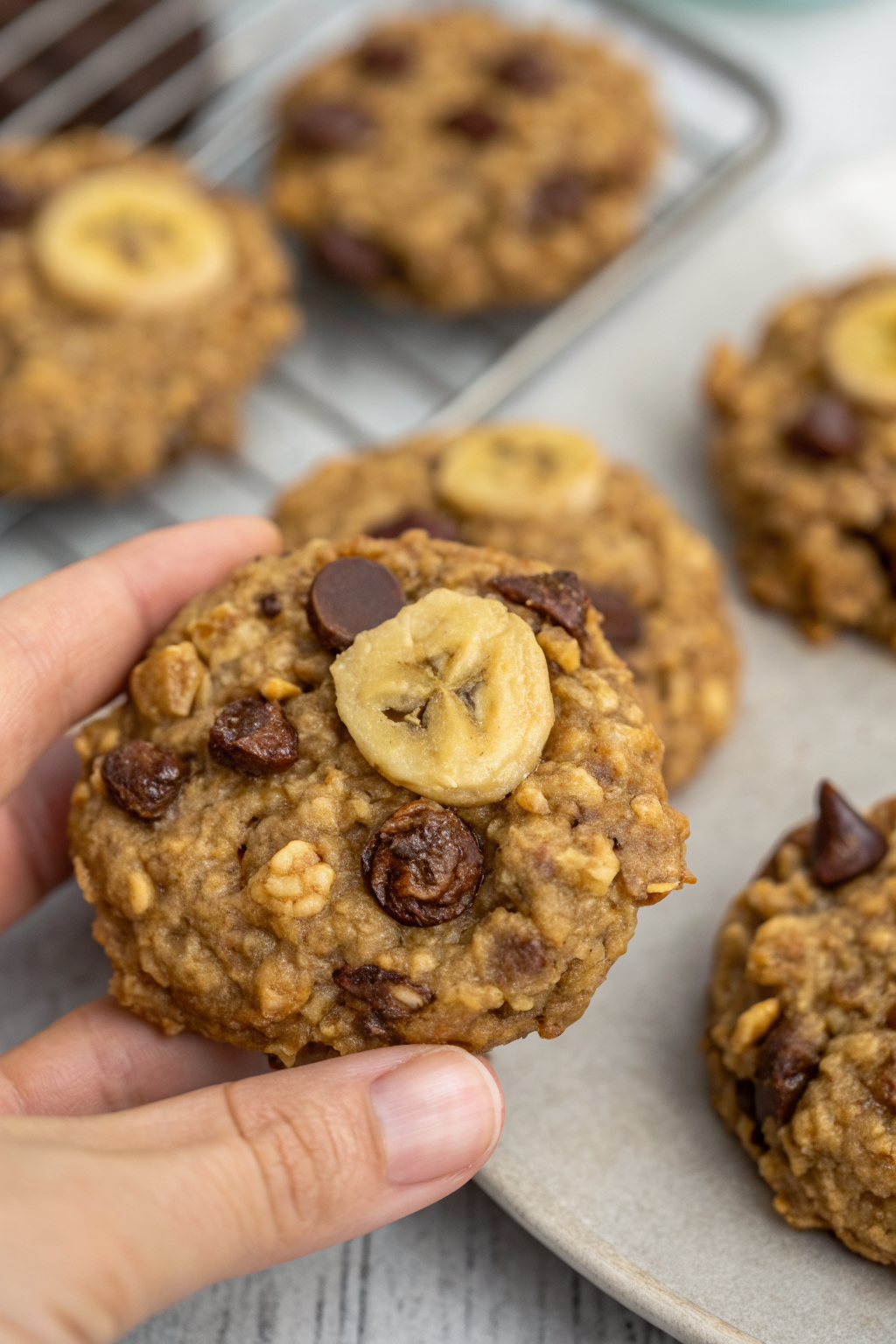 Easy Banana Oatmeal Cookies Recipe