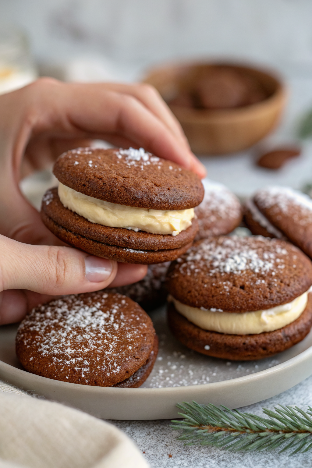 Gingerbread Cheesecake Cookies Recipe
