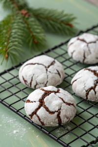 Matcha Crinkle Cookies Recipe