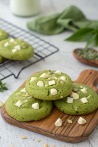 Matcha White Chocolate Cookies Recipe