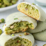 Pistachio Cookies with Icing